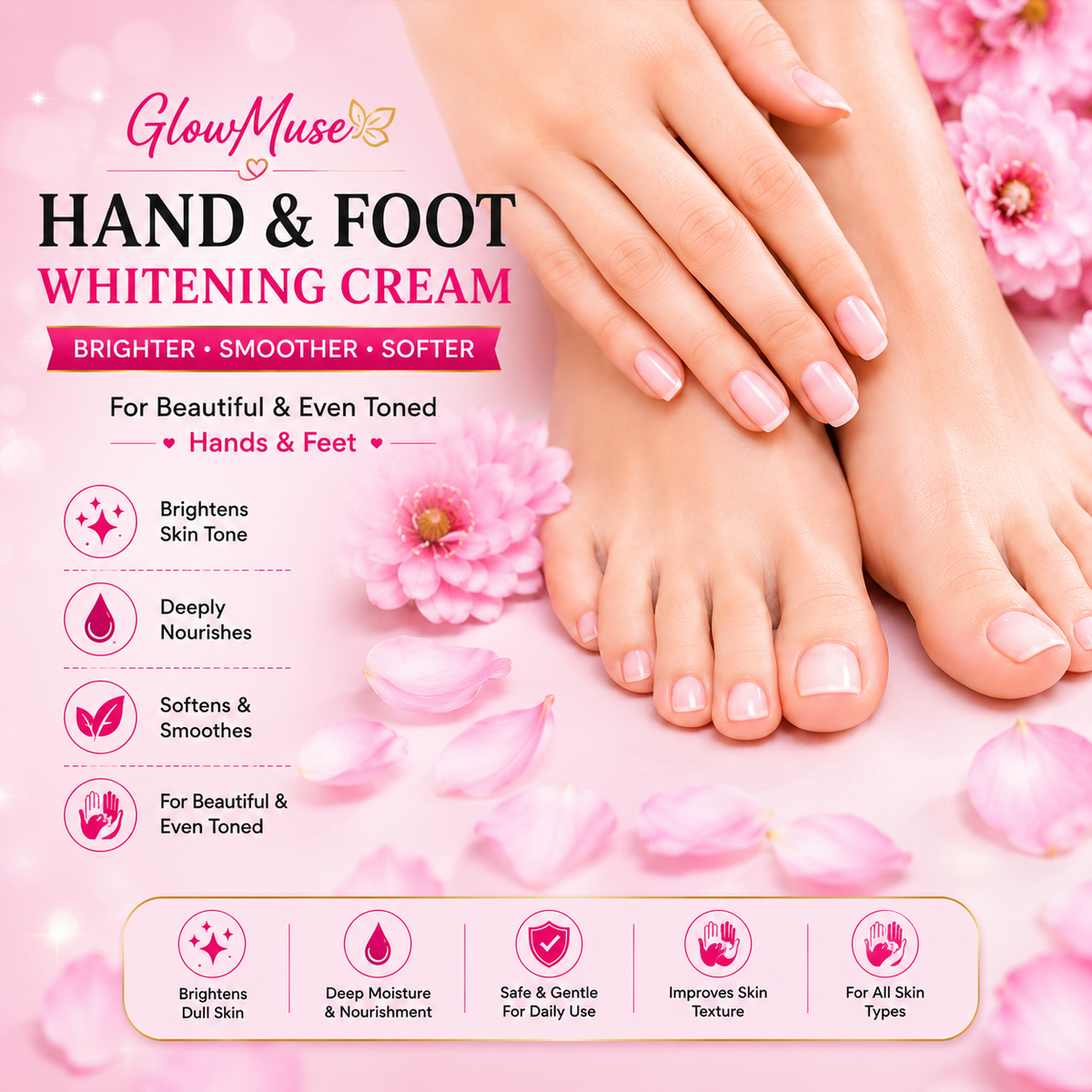 Hand & Foot Whitening Cream